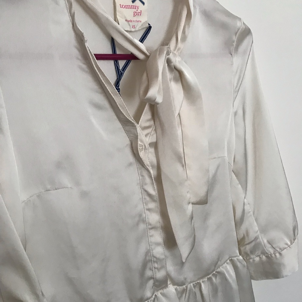 Silk cream blouse Tommy Hilfiger